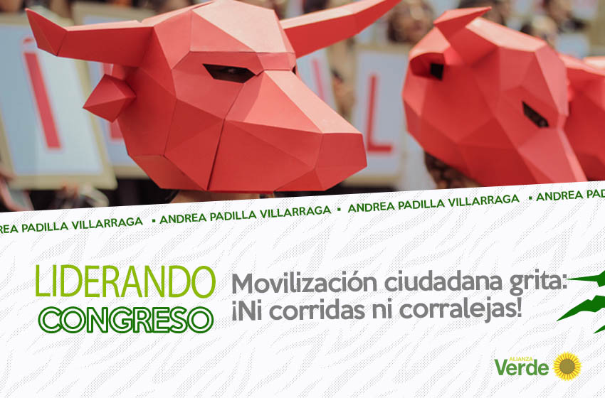 Movilización ciudadana grita: ¡Ni corridas ni corralejas!